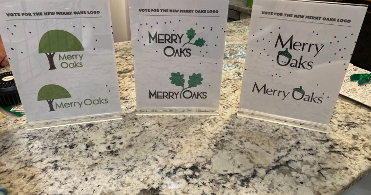 Vote for the new Merry Oaks logo!